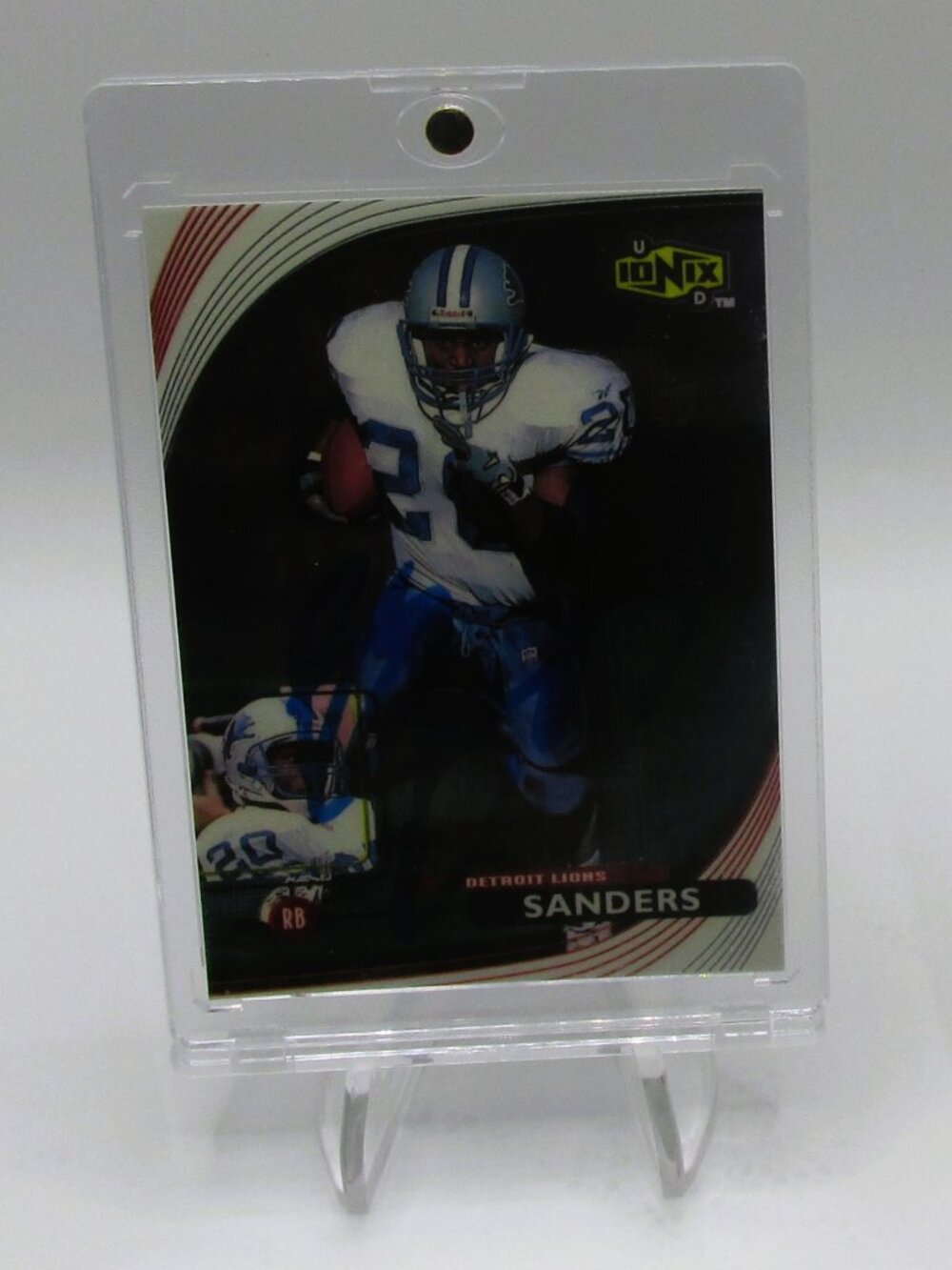 Barry Sanders Signed Card With COA (PC484893) (Lions)
